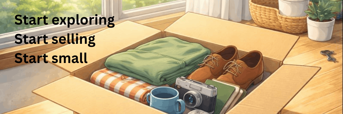 Start exploring. Start selling. Start small.