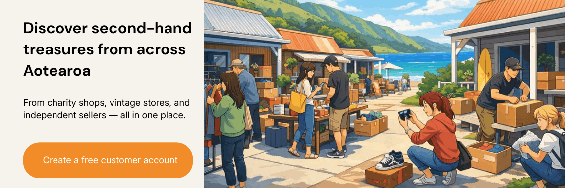 Discover second-hand treasures from across Aotearoa