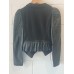 Fendi Black Mixed Fabric Jacket - Size 4 Fendi Black Mixed Fabric Jacket - Size 4