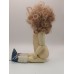 Kestner Style Doll JDK 217 Jointed Curly Hair Blue Eyes 34cm