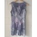 Connected Apparel Purple Paisley Sleeveless Dress Size 8 (Fits NZ 10-12)