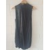 David Pond NZ Avant-Garde Sheer Layered Tunic Vest – Black Silver Shimmer