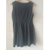 Black Cotton Blend Dress with Red Koi Fish Embroidery – Size 4XL (NZ 14–16)