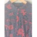 Shui Mo Jia Ren Navy & Coral Floral Lace Dress Size 18 Cheongsam Inspired