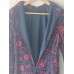 Shui Mo Jia Ren Navy & Coral Floral Lace Dress Size 18 Cheongsam Inspired