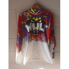 Wulfsport WLF Motocross Jersey Peter Glidden Honda UK Made Size L Vintage MX