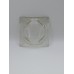 Kaaru-style / Mid-century NZ pressed glass ashtray - Clear