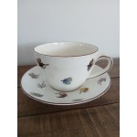 Crown Staffordshire Fine Bone China Teacup & Saucer – Fly Fishing Pattern Crown Staffordshire Fine Bone China Teacup & Saucer – Fly Fishing Pattern