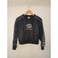 Stüssy Cropped Crew Jumper – Size 10 – Navy 