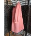 Coral Textured Coat Jacket Puff Sleeve Scallop Detail A/Wear Size M