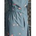 El Jay Vintage NZ Dress a Gus Fisher Designer Floral Midi Size 10
