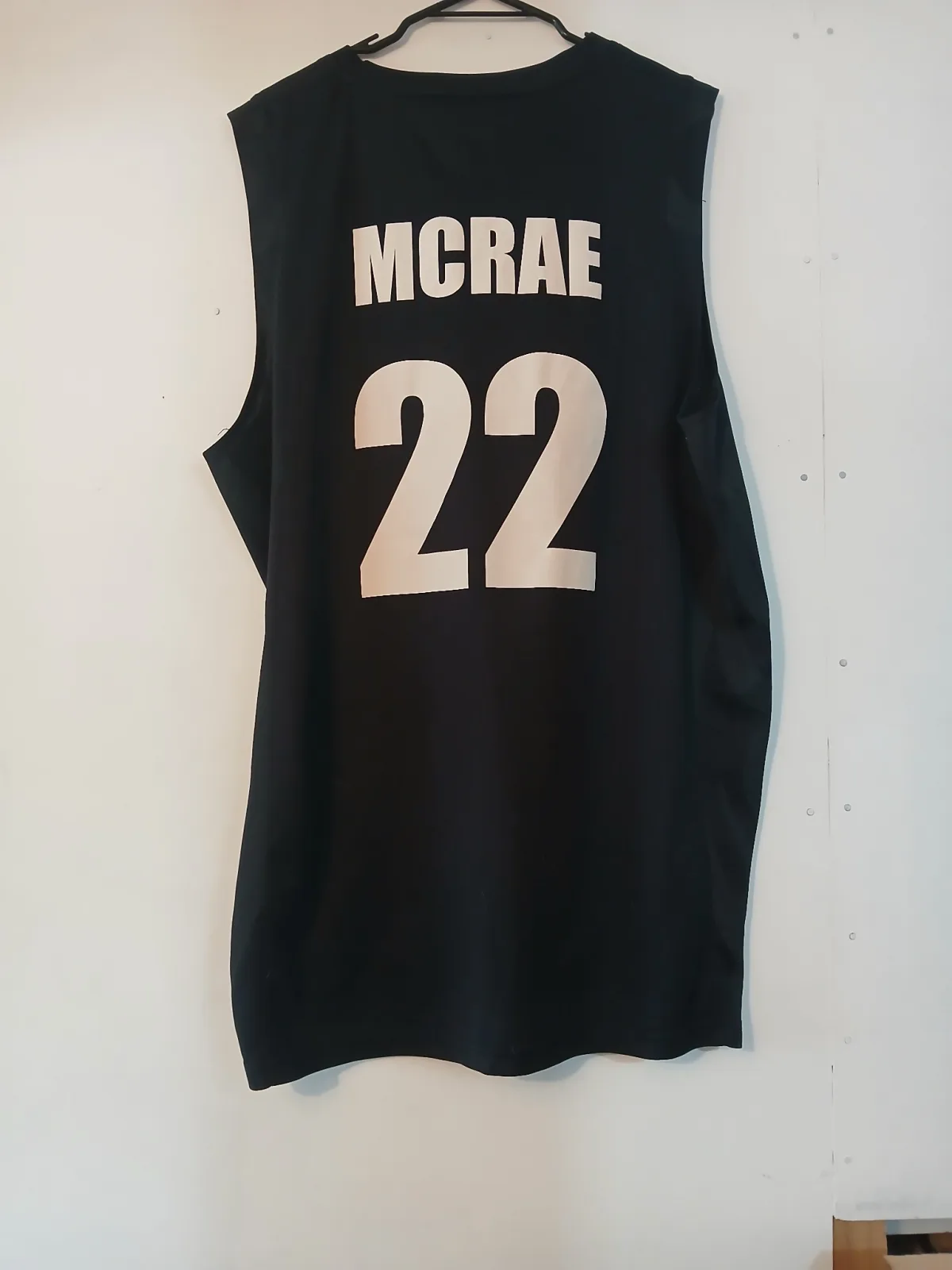 NZ Basketball Singlet 3XL – McRae 22 (Signed Look)
