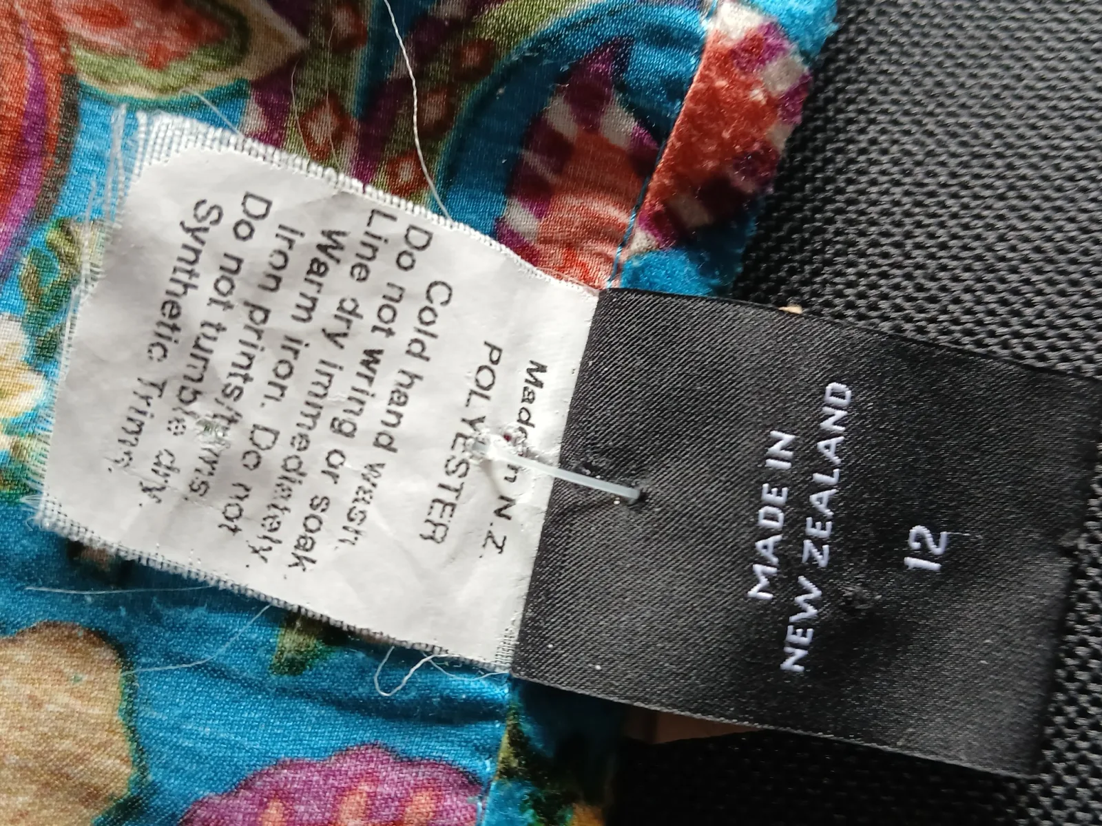 KILT New Zealand Made Floral Paisley Dress Size 12