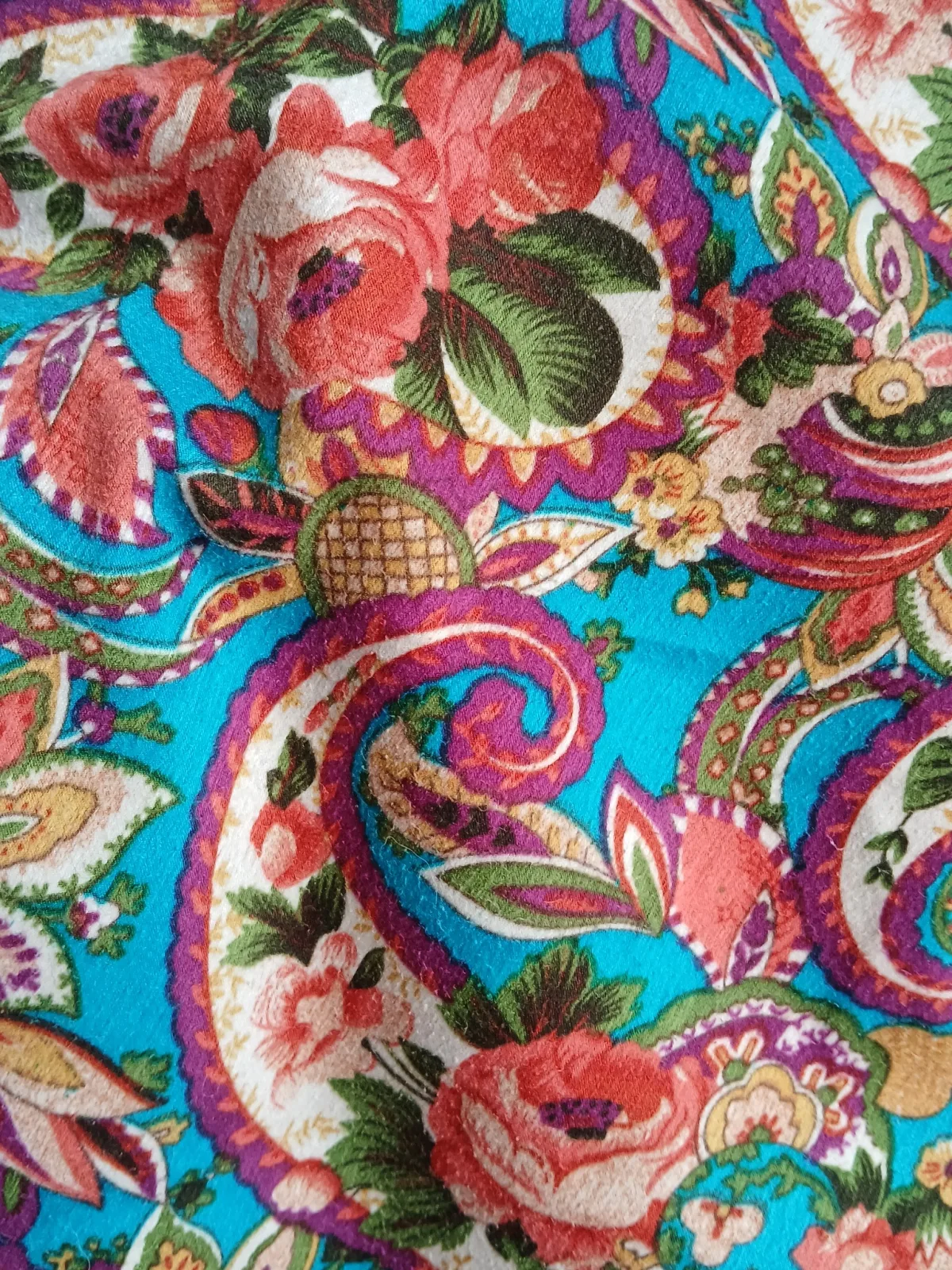 KILT New Zealand Made Floral Paisley Dress Size 12