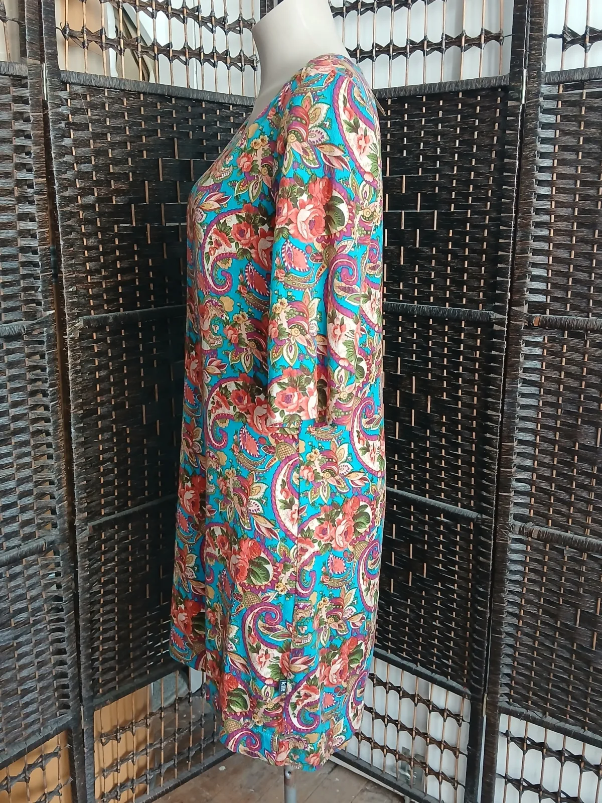 KILT New Zealand Made Floral Paisley Dress Size 12