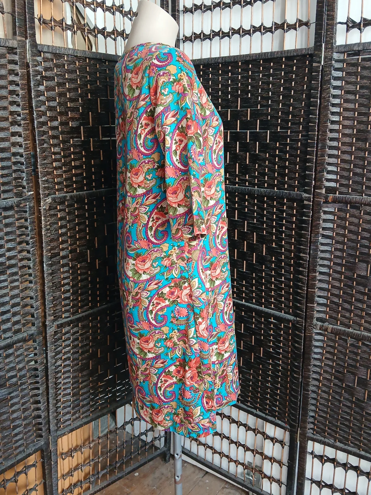 KILT New Zealand Made Floral Paisley Dress Size 12