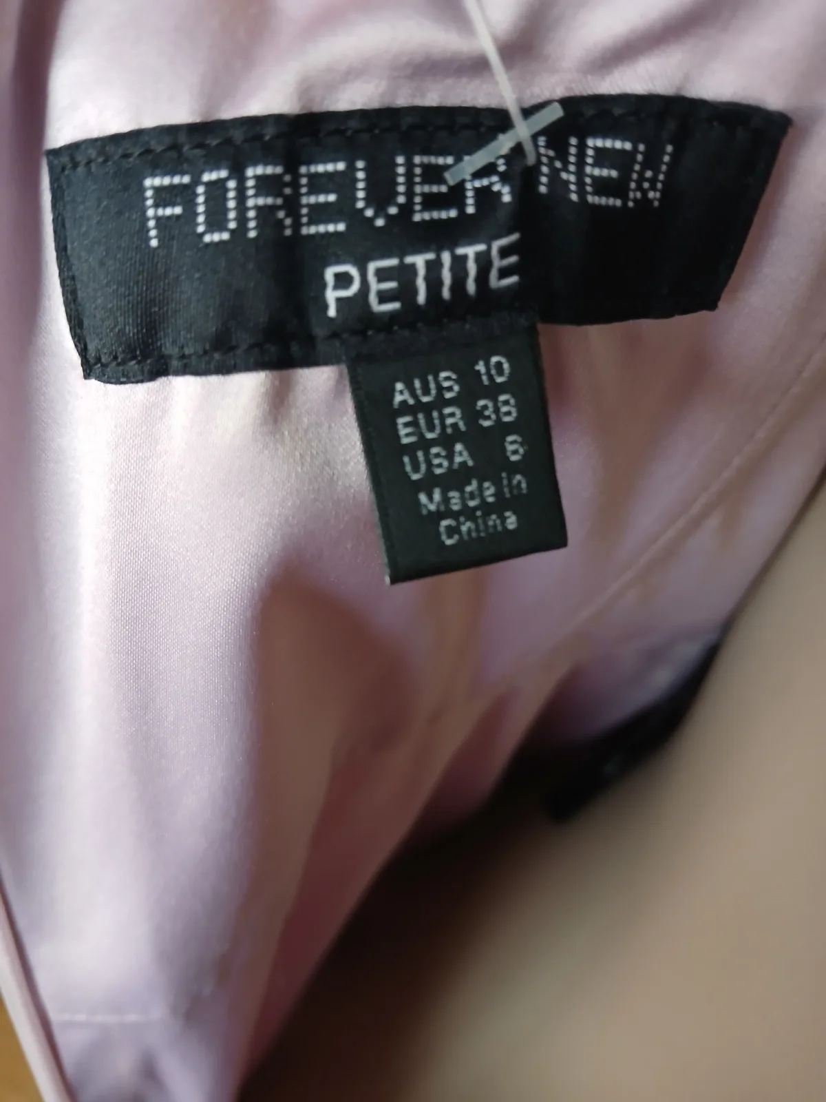 Forever New Petite Floral Midi Dress Blush Pink Size 10