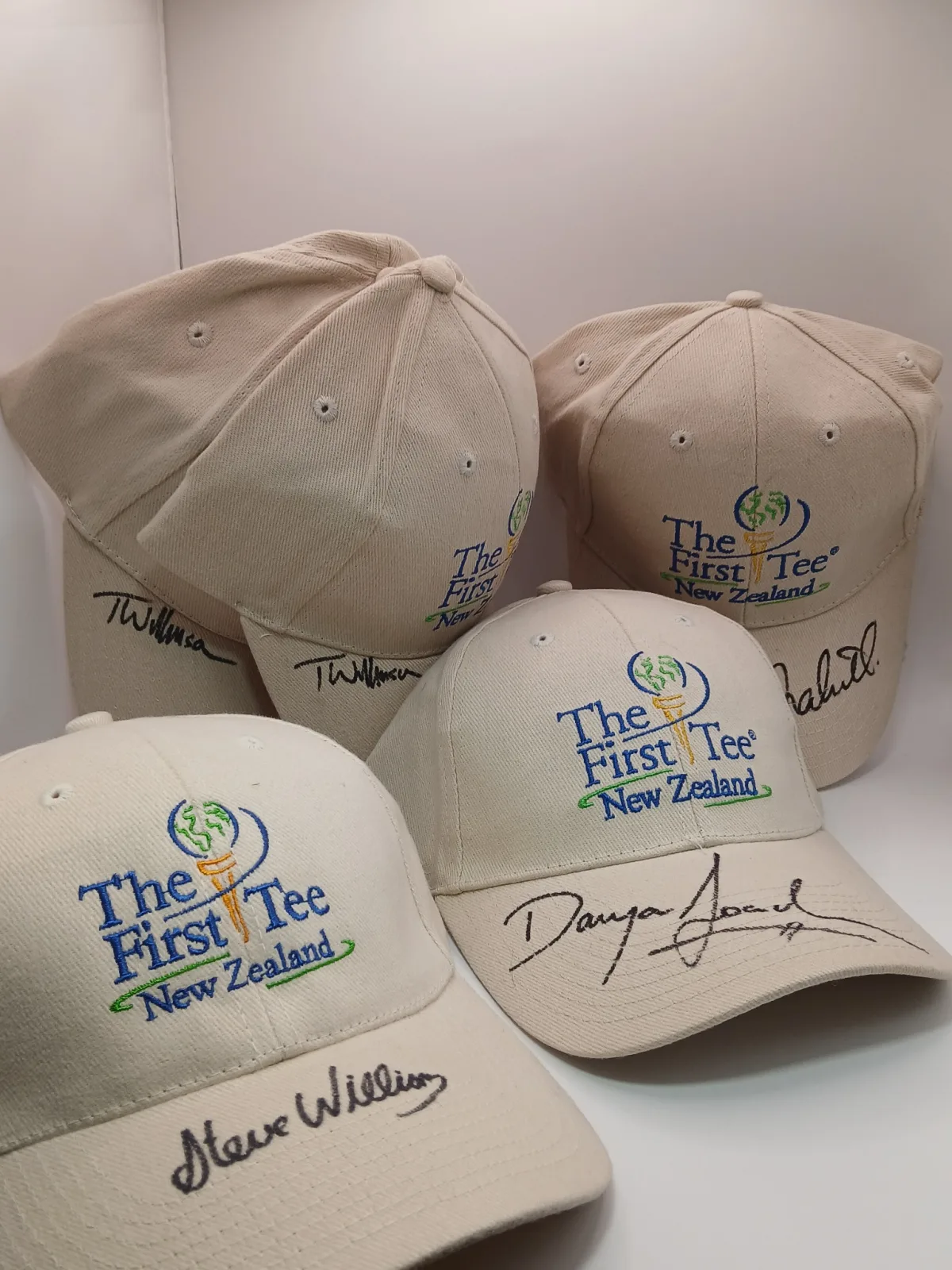 Steven Scarhill Signed The First Tee New Zealand Golf Cap – Provenance Collection