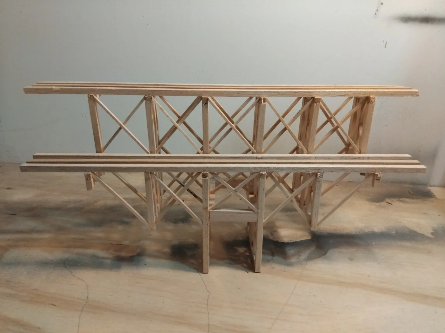 HO / OO Scale Dual Level Trestle Viaduct Bridge – Upper & Lower Track