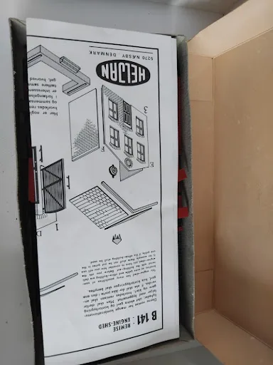 Heljan Engine Shed Remise Model Kit HO Scale B 141