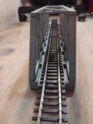 HO / OO Scale Model Railway Steel Truss Bridge