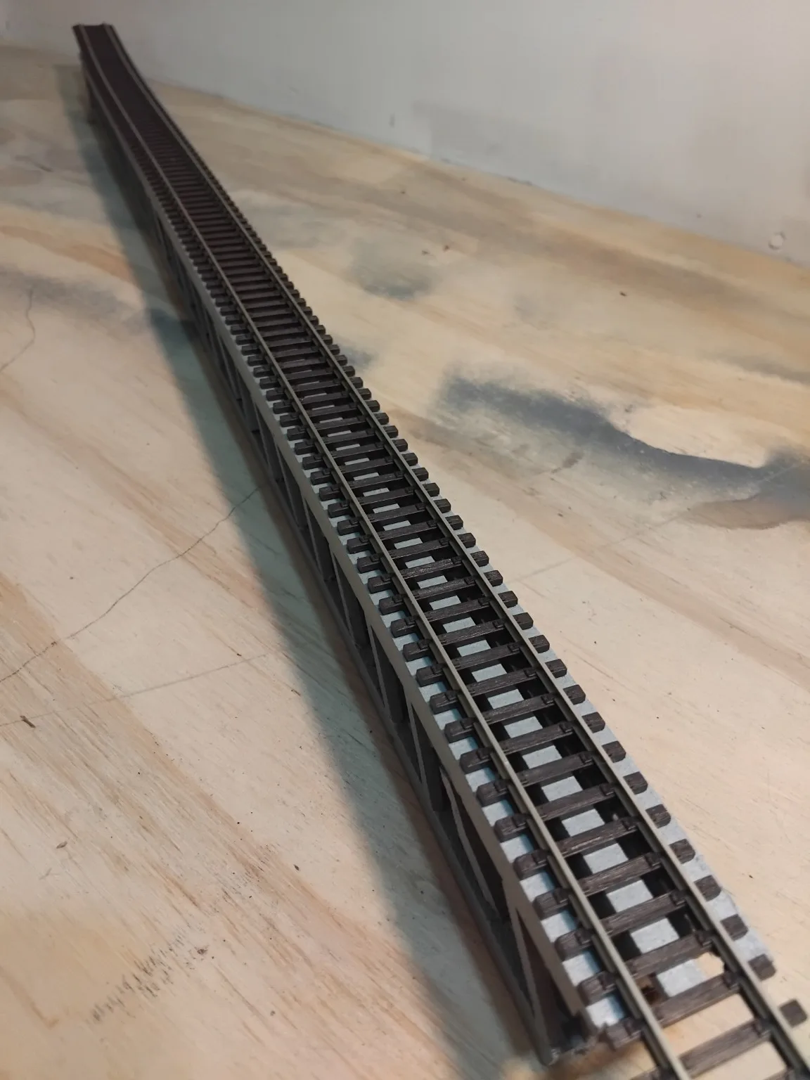 Model Railway Steel Truss Bridge – Grey – Approx. 66cm